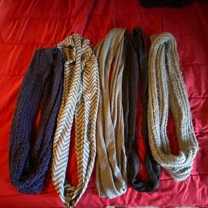 🖤3/$15🖤 Infinity scarf bundle